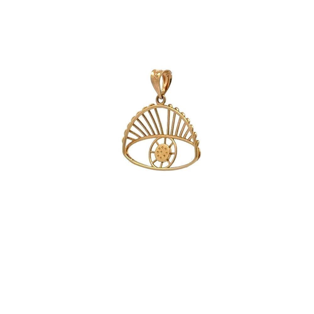 18K Gold Pendant Evil Eye - Picture 3 of 11